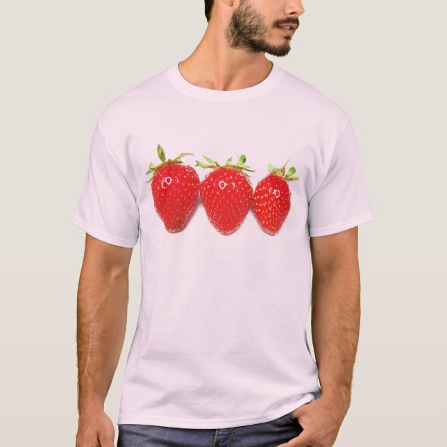 Drei Erdbeeren T - Shirt (Vorderseite)