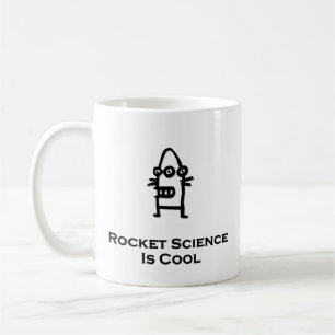 Drei Eye-Bot-Raketenwissenschaften sind Cool Tasse
