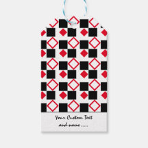 Drei Farben, quadratisch, rot, schwarz, weiß, Must