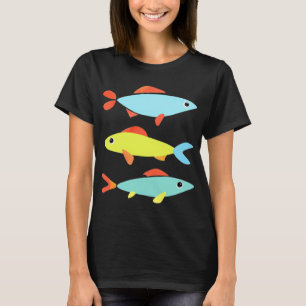 DREI FARBENFROHE FISCHE - 3 Fische in lebendigem B T-Shirt