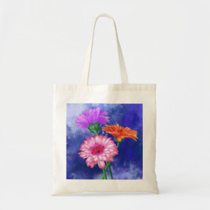 Drei farbige Gerberas Tote Bag Tragetasche