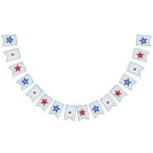 Drei-farbige Rot-, Weiß- und Blausteine