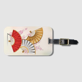 Drei Federlüfter Gepäckanhänger