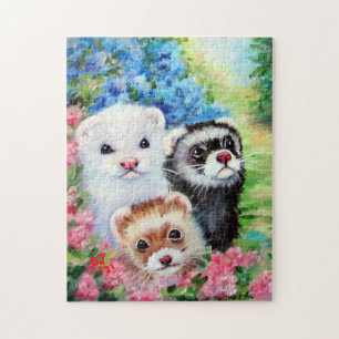 DREI FERRETS SOMMERPUZZLE PUZZLE