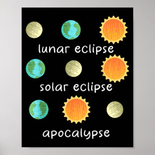 Drei Finsternisse Lernen Wissenschaft Lehrer Weltr Poster