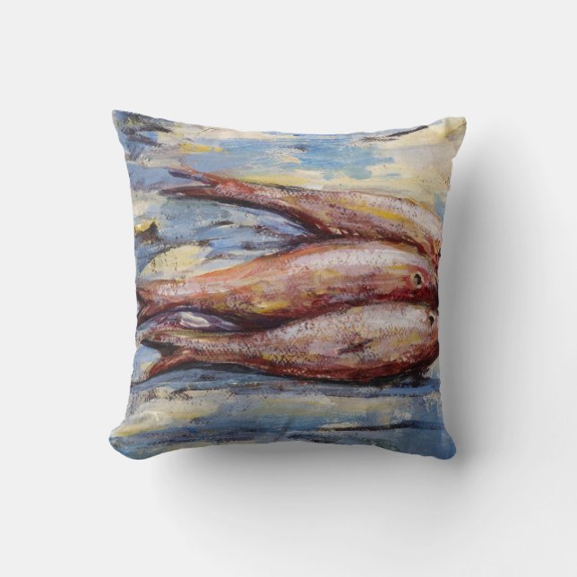 Drei Fische Kissen (Vorderseite)