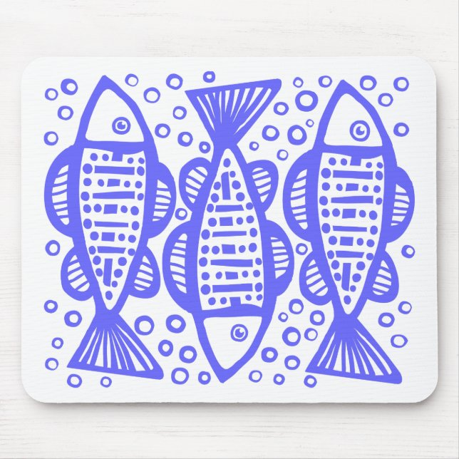 Drei Fische Mousepad (Vorne)