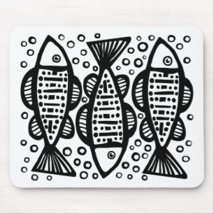 Drei Fische Mousepad