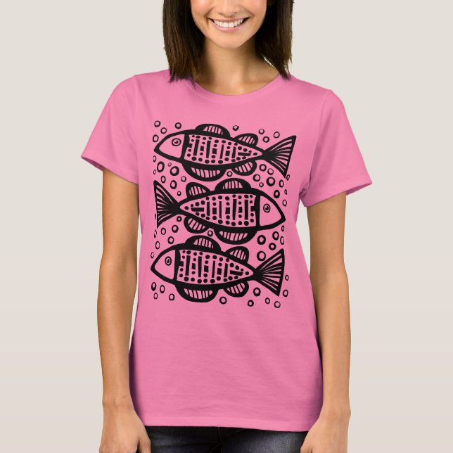 Drei Fische T-Shirt (Vorderseite)