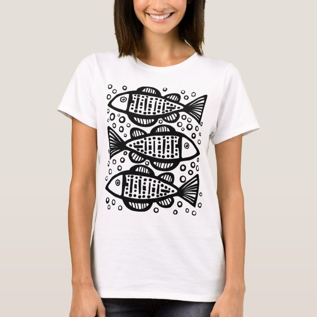 Drei Fische T-Shirt (Vorderseite)