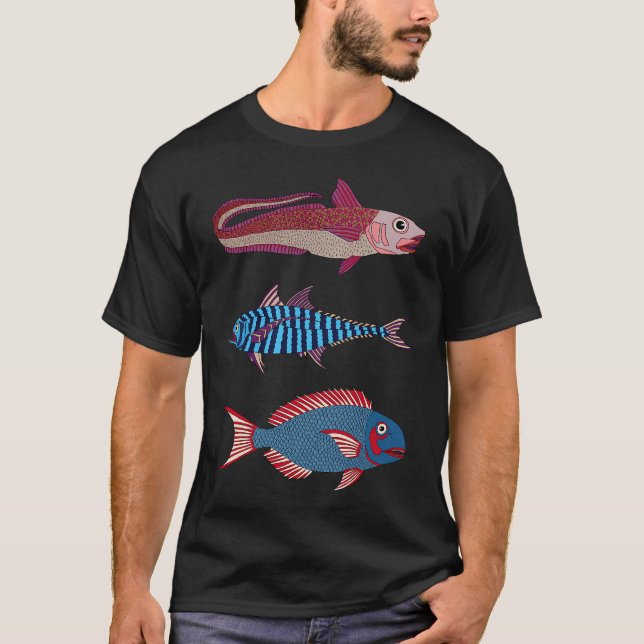 drei Fische T-Shirt (Vorderseite)