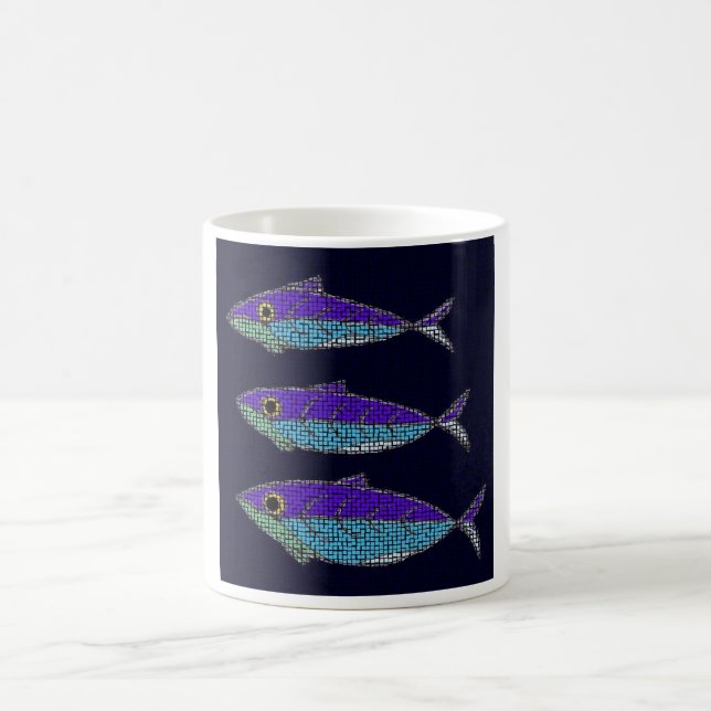 drei Fische Tasse (Mittel)