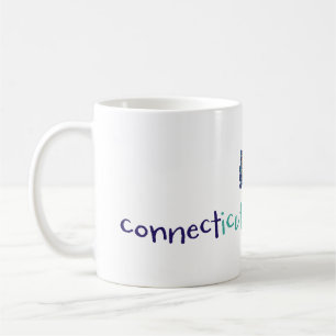 Drei Fische verbinden in der Connecticut-Kaffee-Ta Kaffeetasse