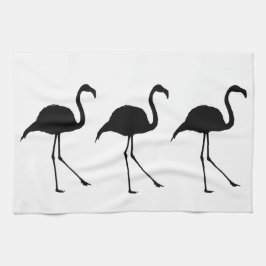 Drei Flamingos Geschirrtuch