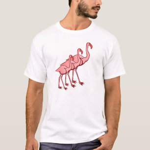 Drei Flamingos T-Shirt