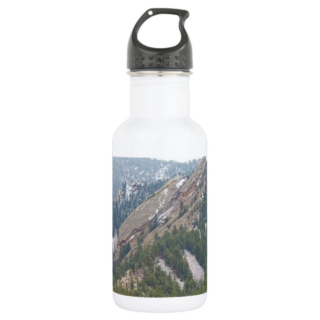 Drei Flatirons Boulder Colorado Trinkflasche (Vorderseite)