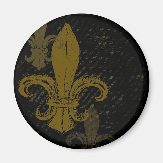 Drei Fleur De Lis Magnet (Vorne)