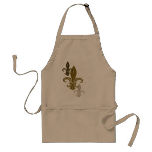 Drei Fleur De Lis Schürze