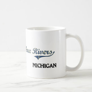 Drei Fluss-Michigan-Stadt-Klassiker Kaffeetasse