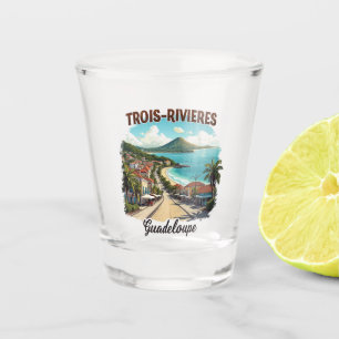 DREI FLÜSSE GUADELOUPE SCHNAPSGLAS