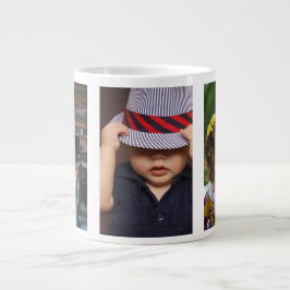 Drei Foto Personalisierte Benutzerdefiniert Jumbo-Tasse