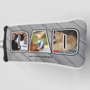 Drei Fotos Bester Vater je Individuelle Name Golf Headcover