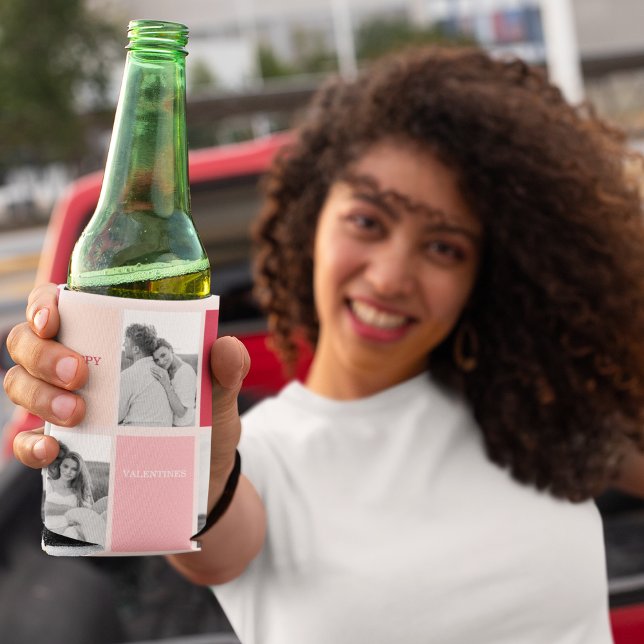 Drei Fotos | Happy Valentines Day Dosenkühler (Von Creator hochgeladen)