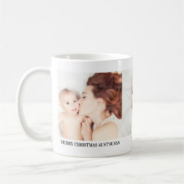 Drei Fotos Weihnachtsgeschenk Tasse für Tanten