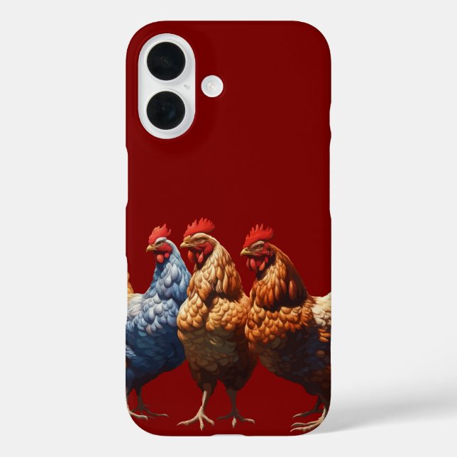 Drei französische Hens Faith Hope Wohltätigkeit Cu Case-Mate iPhone Hülle (Rückseite)