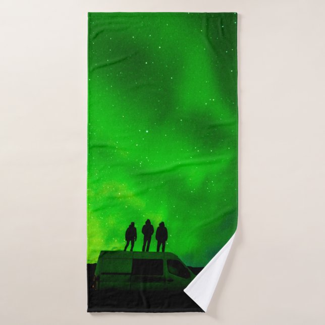 Drei Freunde auf einer epischen Reise in ihrem Cam Badehandtuch (Badehandtuch)