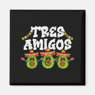 Drei Freunde Avocados Guac Cinco de Mayo Party Magnet
