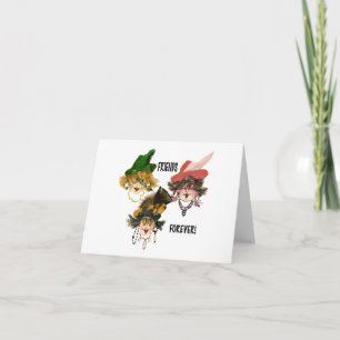 Drei Freunde Dever Card Karte