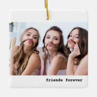 Drei Freunde für immer Foto Minimalistisch Keramikornament