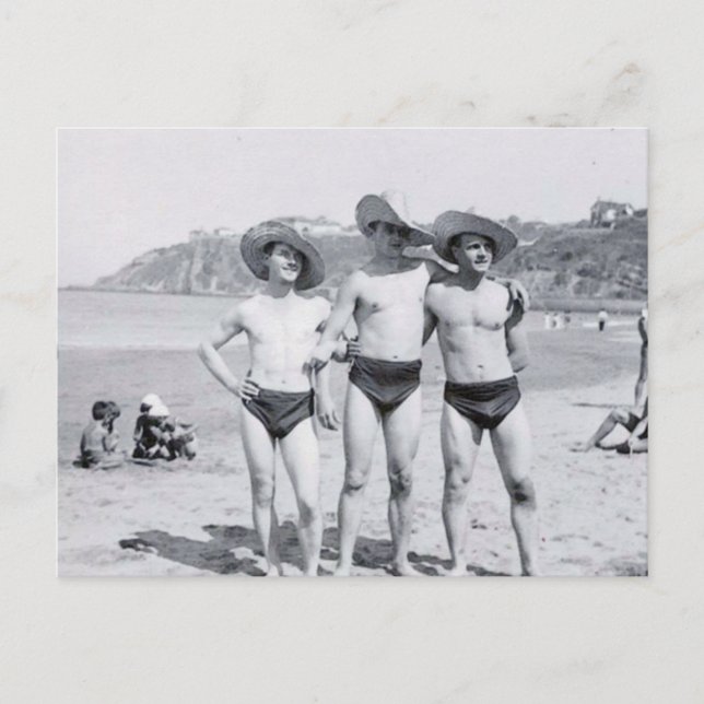 Drei Freunde Postkarte (Vorderseite)