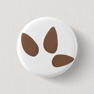 Drei frische Bio-Ganzmandeln Button
