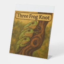 Drei-Frosch-Knoten – Whimsische Amphibien-Wortspie