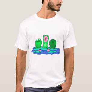 Drei Frosch-T-Shirt T-Shirt