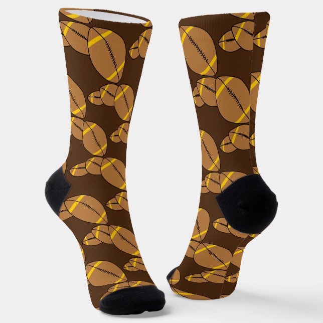 Drei Fußbälle Socken (Gewinkelt)
