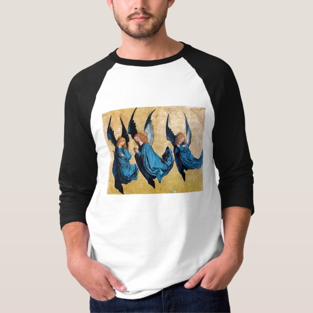 DREI GEBIETE IN BLAU T-Shirt (Vorderseite)