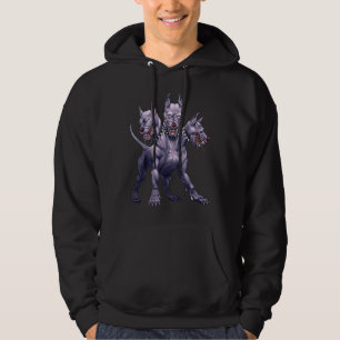 Drei gehackte Hunde Cerberus Hoodie