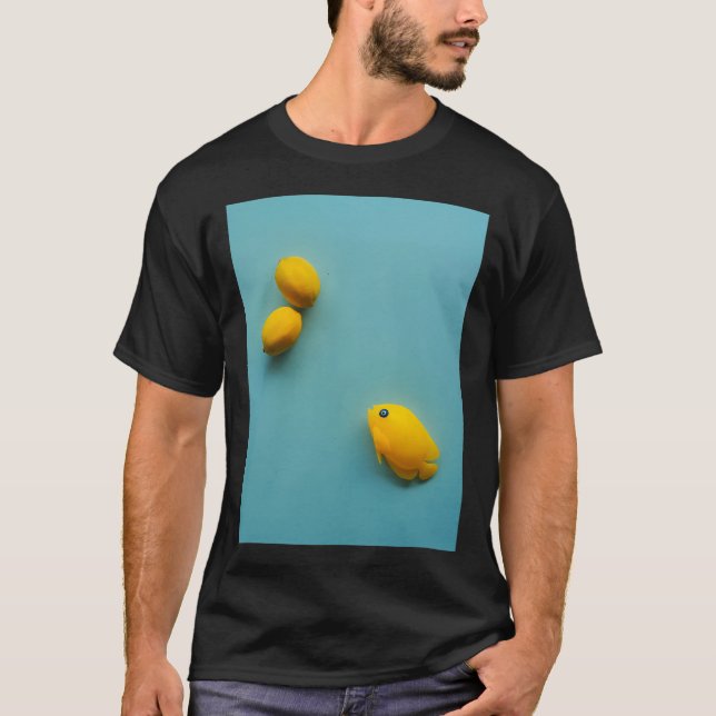 Drei gelbe Engelfische T-Shirt (Vorderseite)