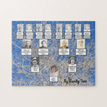 Drei-Generationen-Fotos-Puzzle