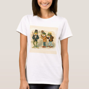 "Drei gesellige Frösche " T-Shirt