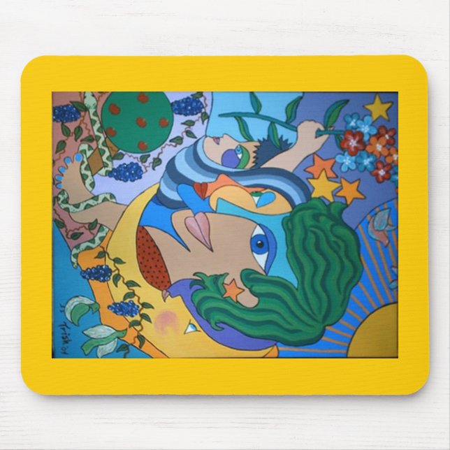 Drei Gesichter Eve Mousepad (Vorne)