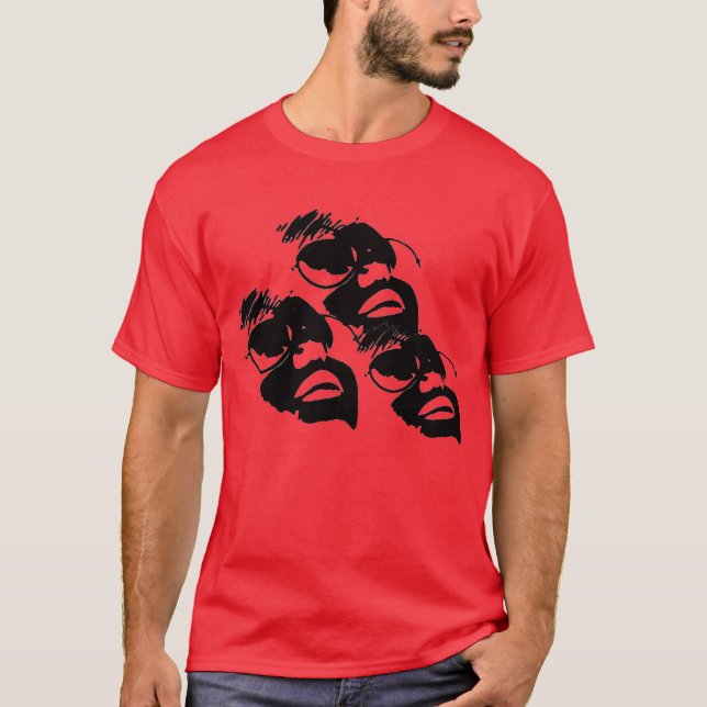 drei Gesichter T-Shirt (Vorderseite)