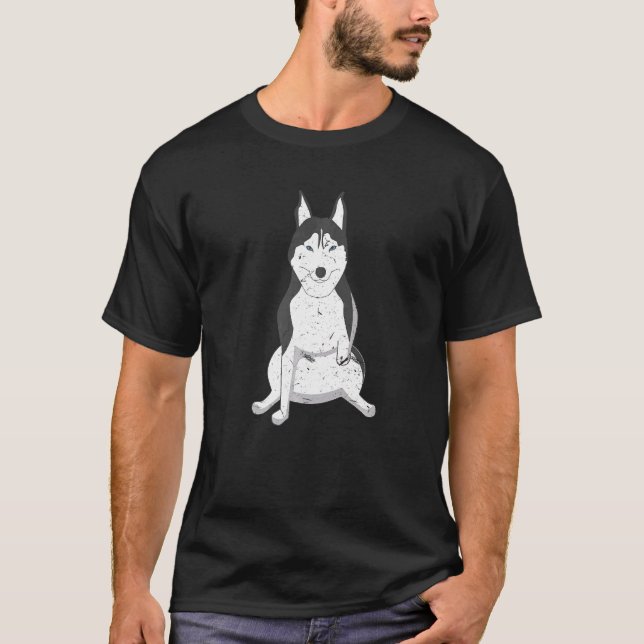 Drei gestreifte, Coole Hunde für besondere Bedürfn T-Shirt (Vorderseite)
