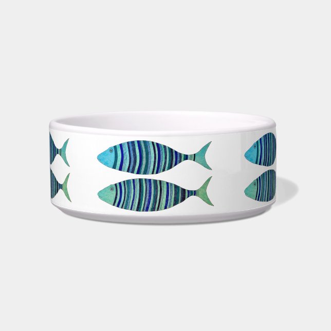 Drei gestreifte Fische Napf (Vorderseite)