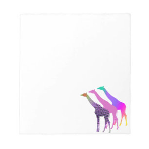 Drei Giraffen Design 5 Notizblock