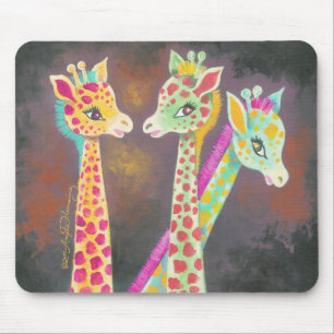Drei Giraffen Mousepad