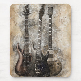 Drei Gitarren Mousepad